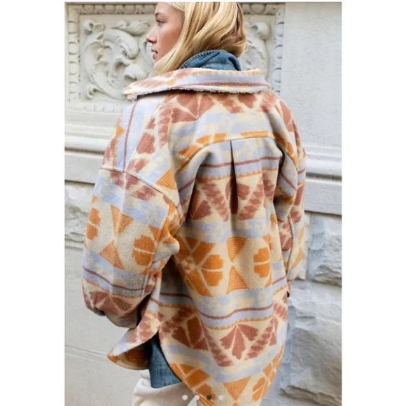 Free People Multicolor Plaid Jacket - Picture 4 of 10